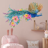 PVC Peacock Southeast Wind Sticker Wall