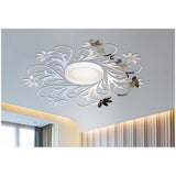 Living Room Ceiling Mirror Wall Sticker