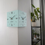 Double-sided Bedroom Background Wall Sticker Decorative Corner Wall Clock